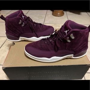 purple 12s suede
